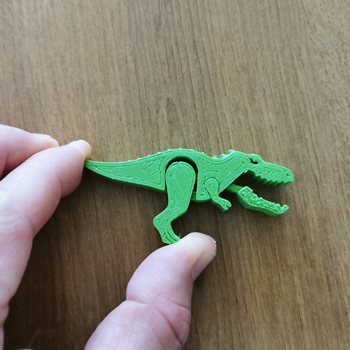Pince dinosaure vert